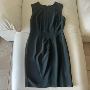 SOPHIE Theallet - THE LIMITED- Radar Sheath Dress size 2, Dark Green